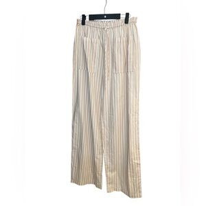 My Mum Made it Striped Cream Sleepwear Pants